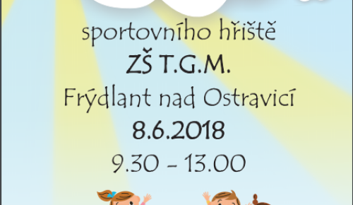 Otevírání hřiště pro školu T.G. Masaryka